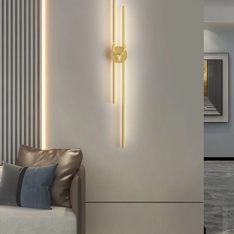 

Modern Antler LED Wall Lamps For Living Room Bedroom Study Bedside Aisle Sconce Lighting Fixtures White Gold Black Deco Lights