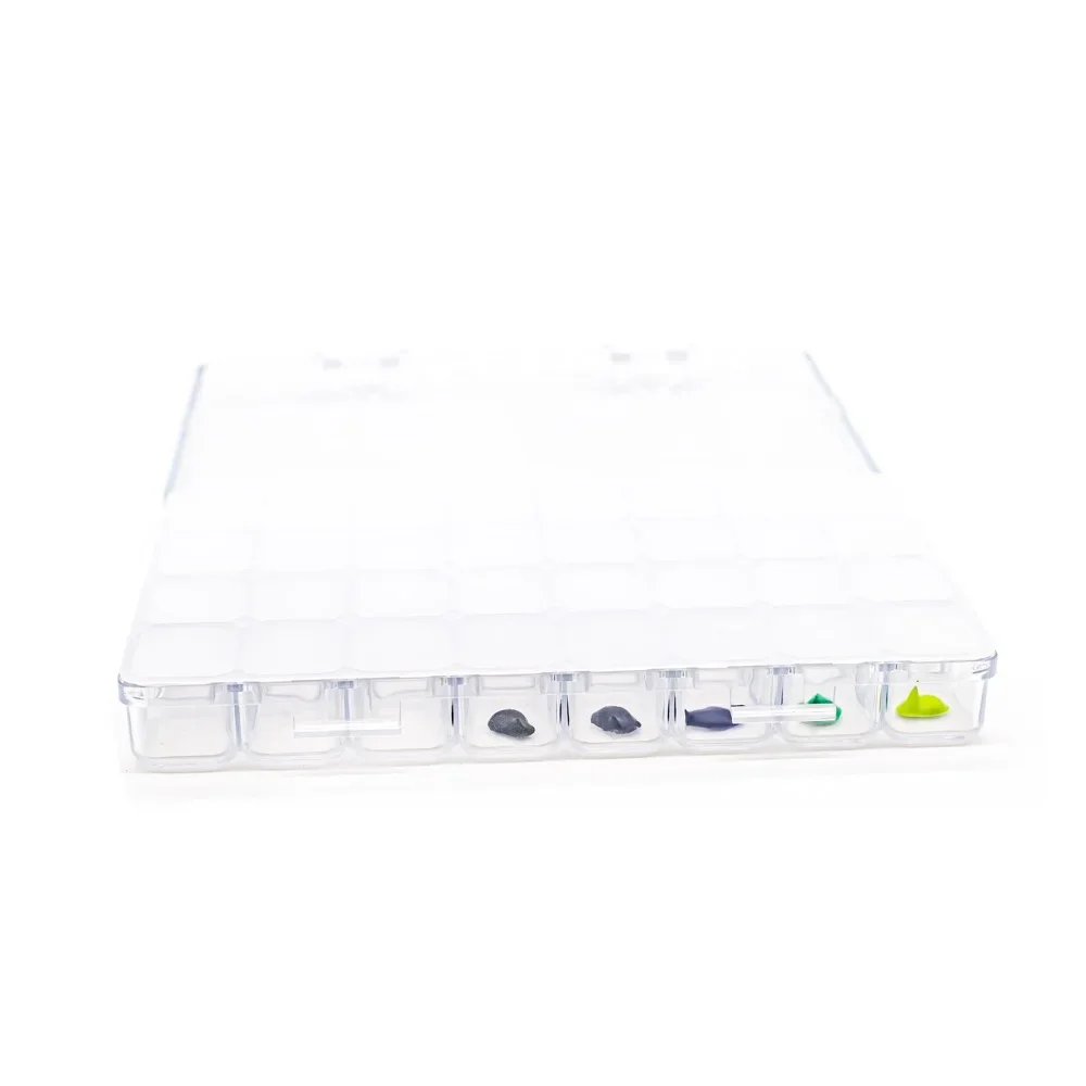 ArtSecret Transparent Paint Storage Palette Box 32 Wells Airtight Stay Wet for Watercolor Gouache Acrylic and Oil Paint