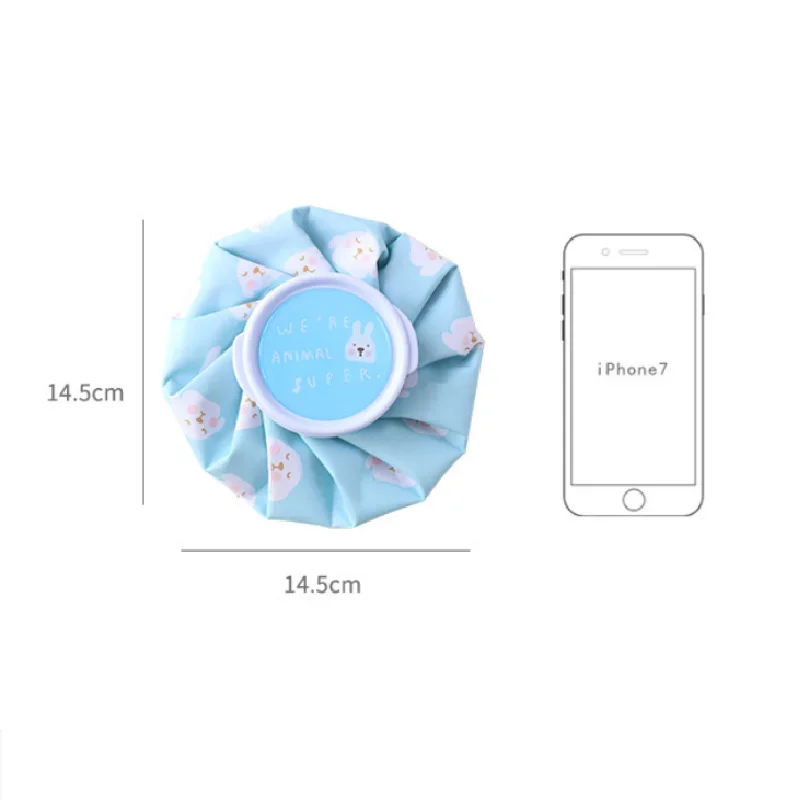 Cloth Ice Pack Household Folding Cartoon Thickening Leakproof Hot Water Bag Cold and Hot Compress Physiotherapy Bag