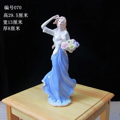 

Modern Simple Western Female Ceramic Handicraft Ornaments