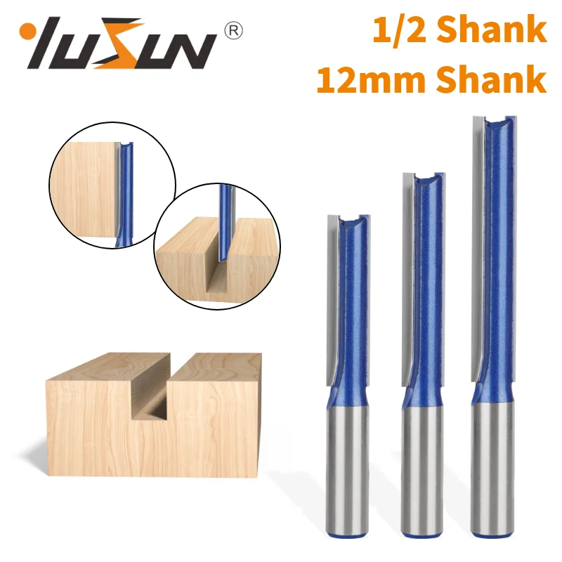 Woodworking Milling Cutter Long Blade Straight Bit Tungsten Carbide