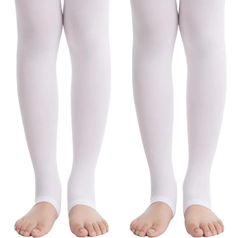 Summer Girl's 60Den Thin Semitransparent Velvet Matte Stirrup Tights Footless Soft Tights For Children Daily Wear S-XXL/80-160cm kids pantyhose ballet tights toddler tights kids leggings