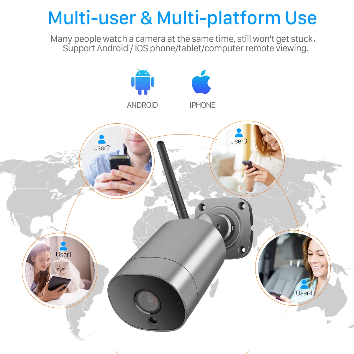 Merkury Smart 1080P Smart Outdoor Security Camera
