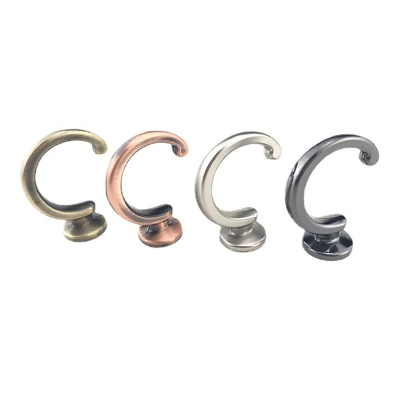 Ball End Polished Curtain Tieback Hook Expansion Plug Finish Modern 2Pcs