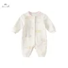 Dave Bella Baby Jumpsuit Bodysuit for Newborns Creeper 2024 Spring New Girls Boys Romper Casual Fashion Print Lovely DB1248385 4