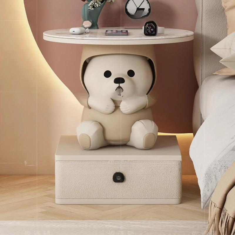 Small Smart Children's Nightstands Storage Nordic Modern Children's Nightstands Side Tables De Nuit Children Furniture RR50BF