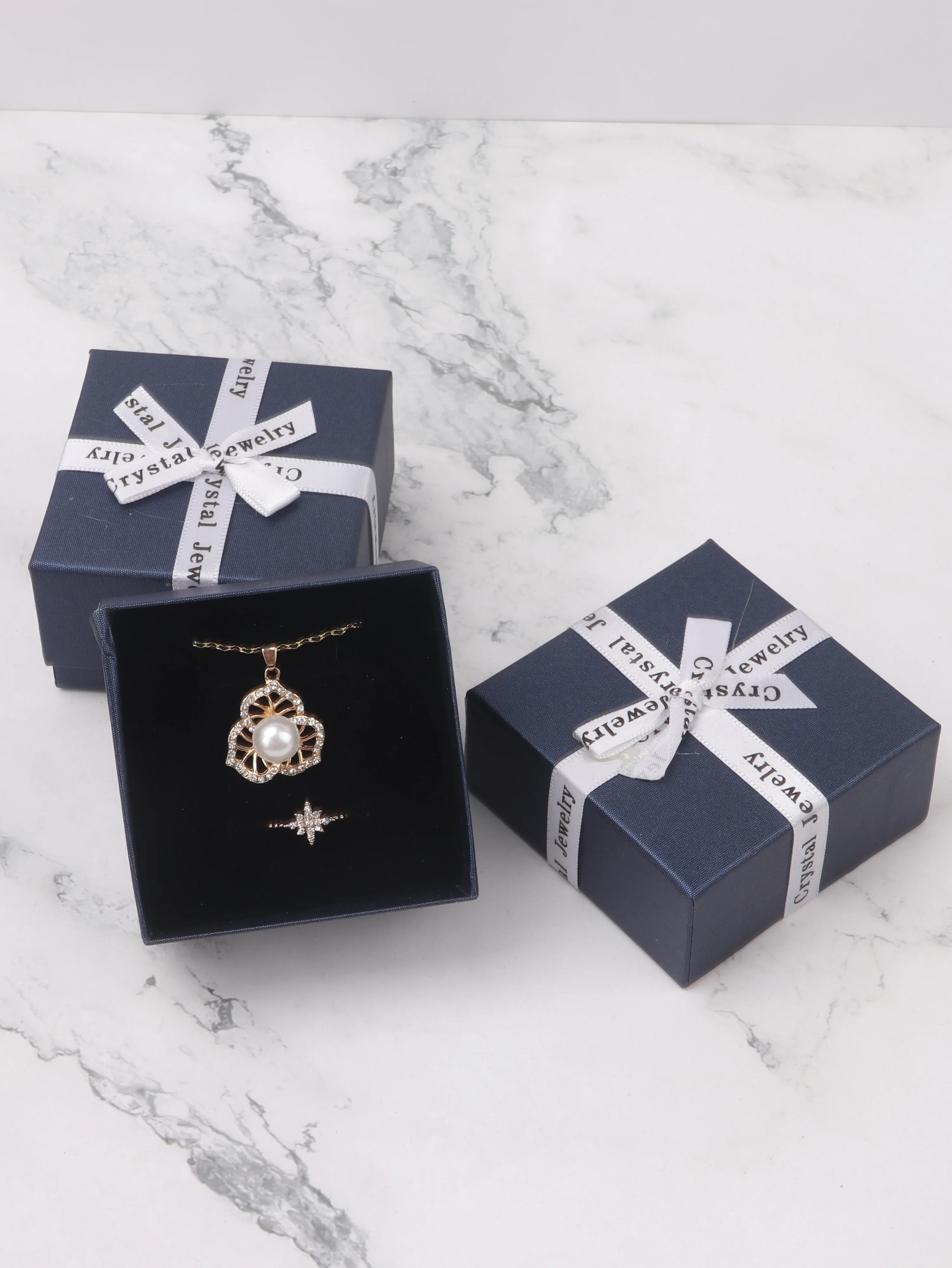 Jewelry Gift Box Set,Cardboard Jewelry Boxes Christmas Gift Box Small  Earring Gift Box with Bowknot for Pendant Jewelry Necklace - AliExpress