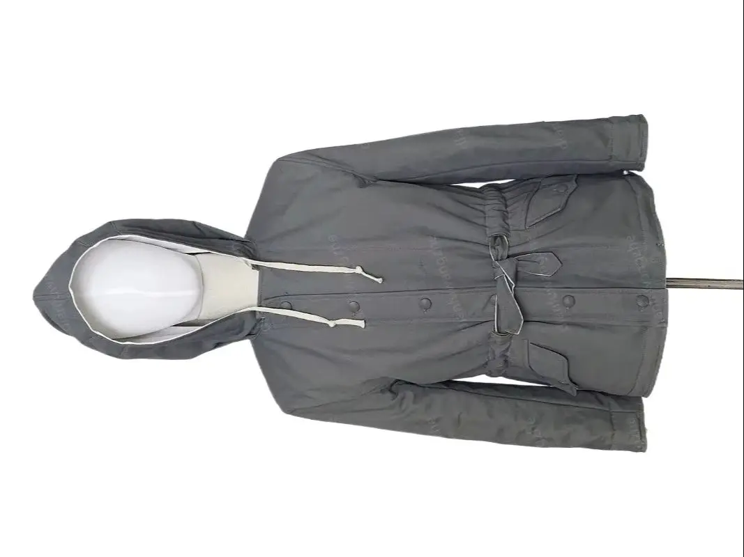 Reproduction Cosplay German ARMY Mouse Grey Winter Reversible white Parka Work Wear Uniform