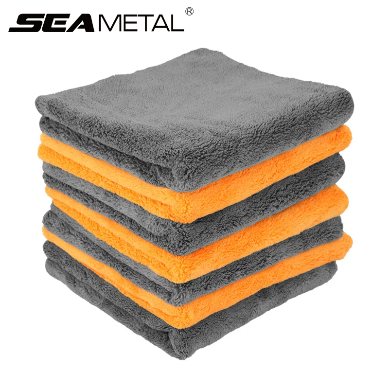 Microfiber Cleaning Towel 1/3/6/9pcs Micro Fiber Wash Towels Extra Soft for Car Home Cleaning Drying Cloth Car Wash Rags 40x40CM BEST SELLERS