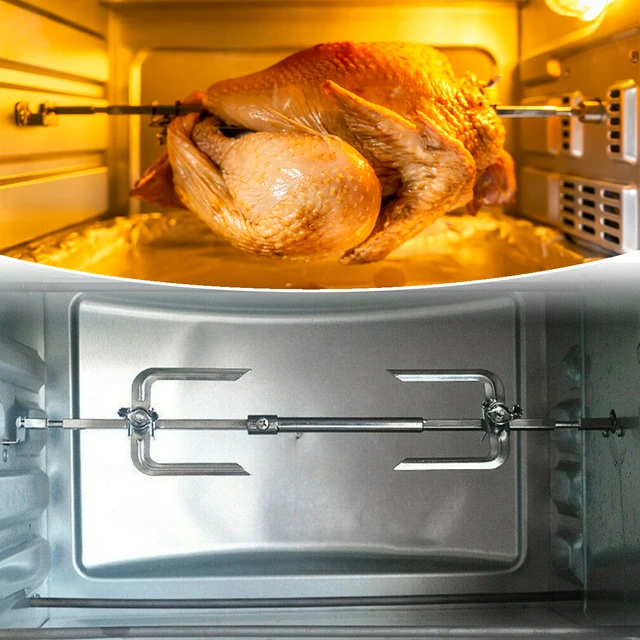 Bbq Forgó Motor Vagy Forgóvilla Szett Elektromos Rotisserie Grill Rúd 1,5 V D Méretű Barbecue Rotator Tartós Met - Image 4