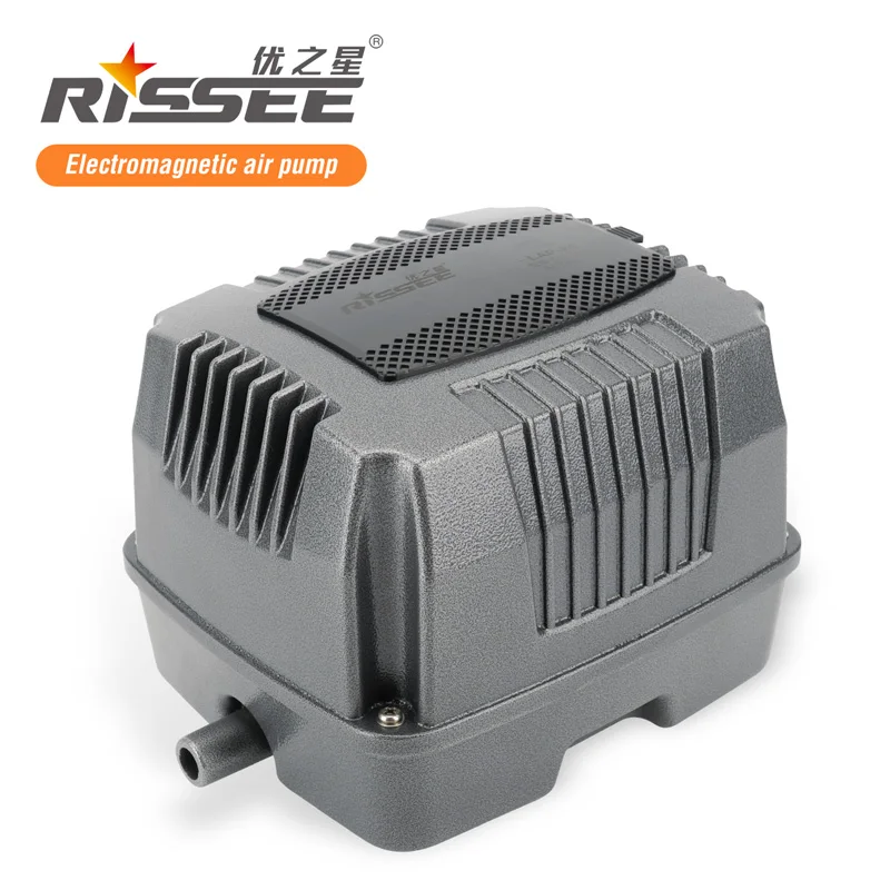 

RISSEE Fish Tank Oxygen Pump High Power Aquarium Seafood Low Noise Electromagnetic Air Pump 18W Machine Oxygen Charging Pump