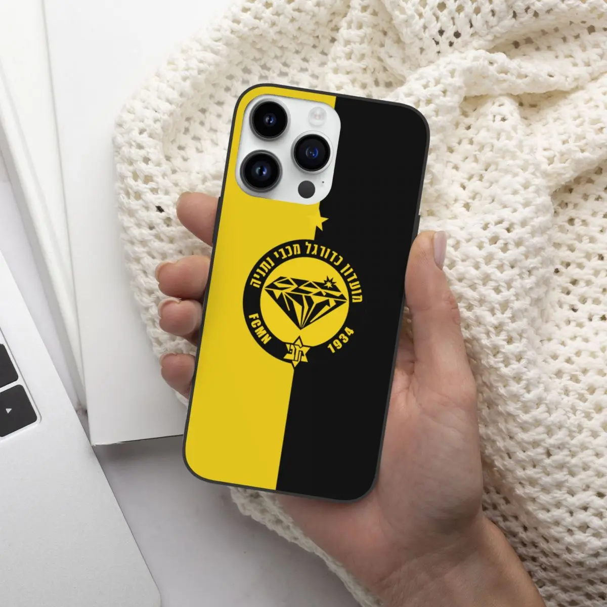 

Maccabi Netanya Case for iPhone 15 14 11 Pro Max 13 12 Mini XR XS X 8 7 6 6S Plus Soft Silicone Shockproof Cover