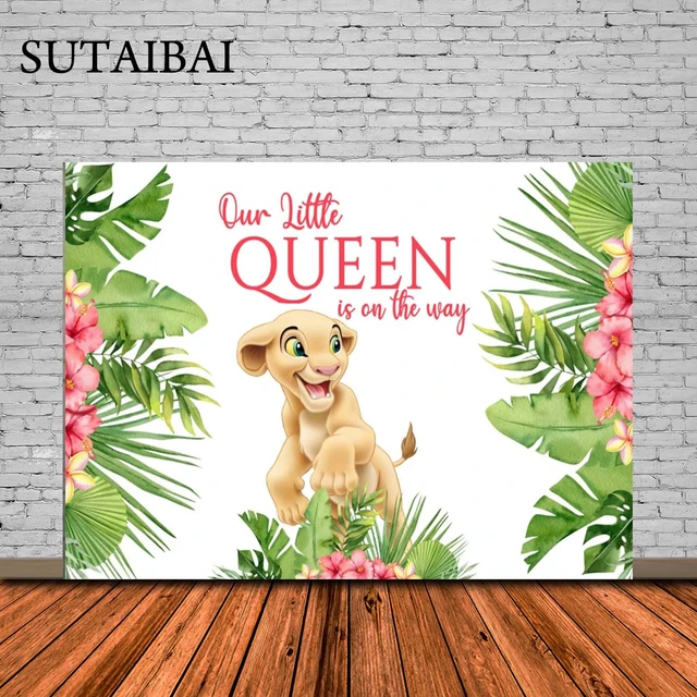 Lion King Nala Baby Shower Invitations