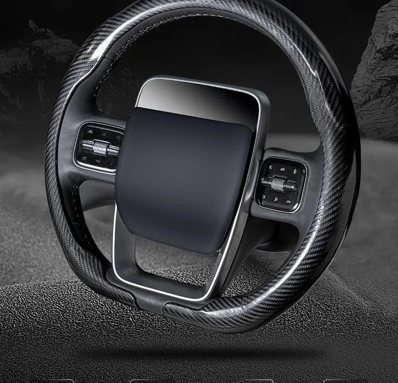 Coprivolante ultra-sottile in fibra di carbonio di alta qualità per Sunny, Almera, Navara, NV200, Livina; Sentra, Rogue, Altima, Qashqai. - Image 2