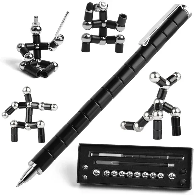 Multi-Function Novelty Pen to Alleviate Restlessness, Fantastic Anxiety-Relief Magnetic Pen-Perfect Gift for Friends