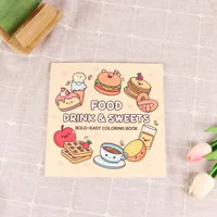 FOOD Bold-easy Patterns Coloring Book for Adults Cute Drawing Book Perfect Gift for Party and Birthday 2