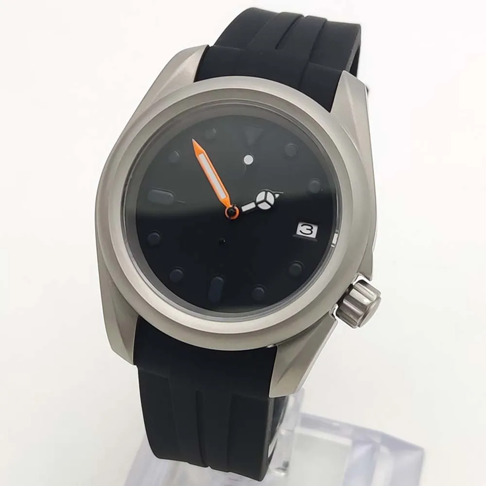 40MM Men's Mechanical Watches Automatic Watch For Men Dates Sapphire Steel Watch Japan NH35 Wristwatch 3