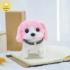 Cute Soft Electric Puppy Brown Pink Gray Puppy Children's Educational Puzzle Universal Birthday Gift For Boys And Girls Children 1