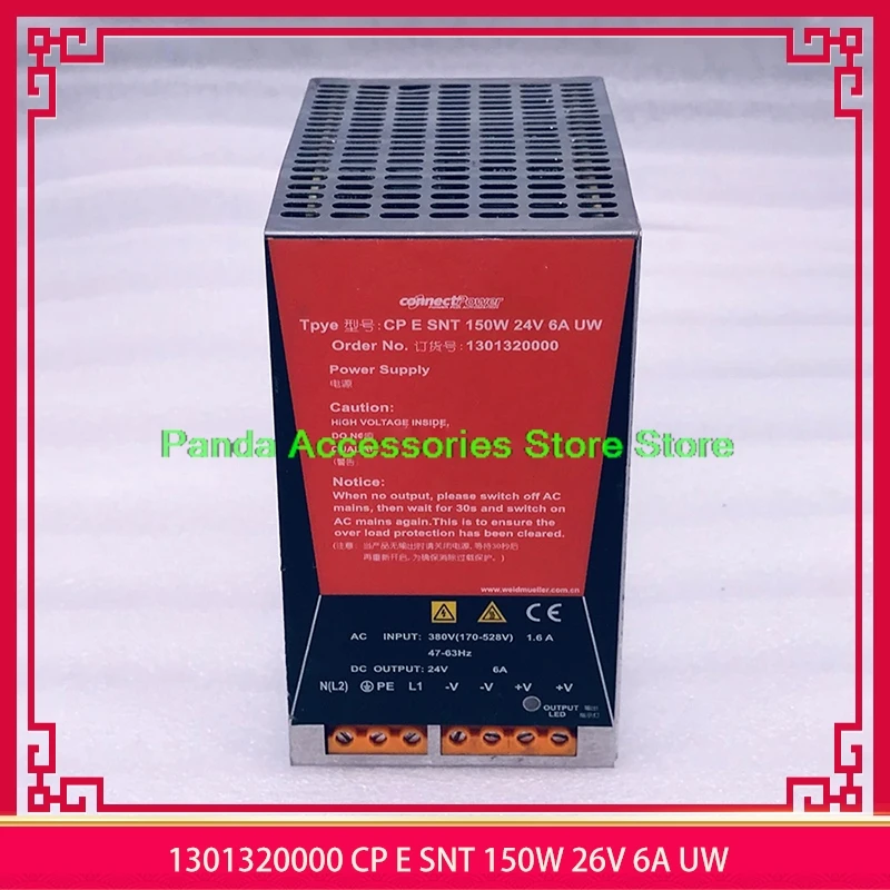 

1301320000 CP E SNT 150W 26V 6A UW Original For Weidmüller Switching Power Supply High Quality Fully Tested Fast Ship