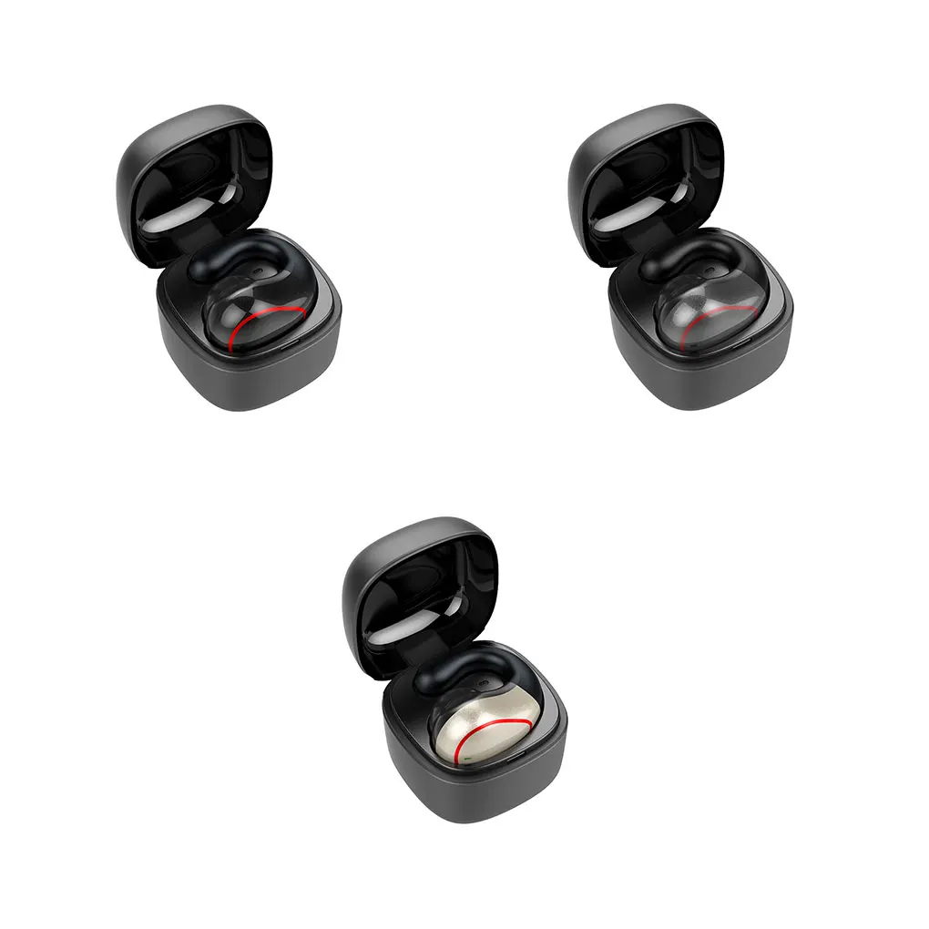 

1 Pc Bluetooth-compatible Wireless Intelligent Earphones Earhook Headsets