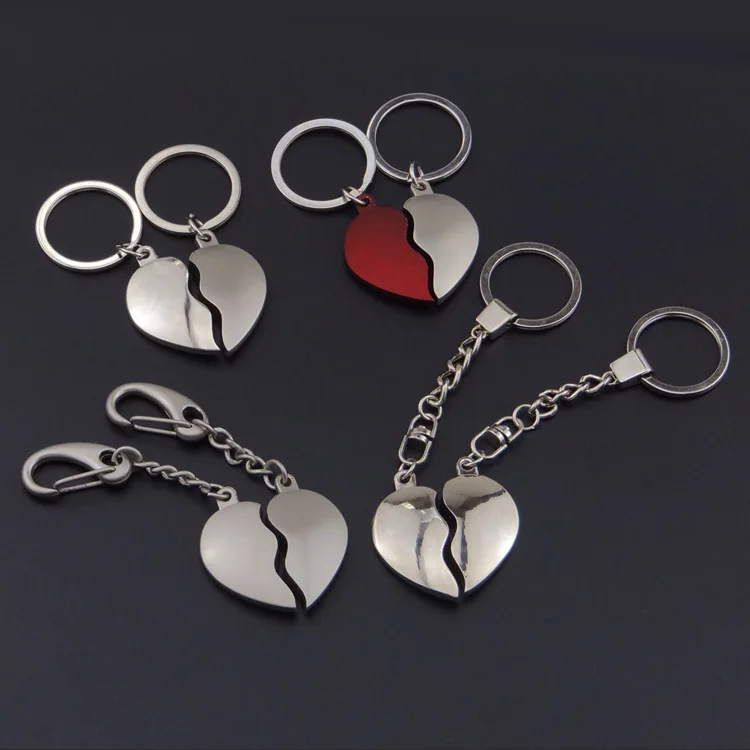 LIOOBO Set 3 Portachiavi In Acciaio Inossidabile Con Scritta 'Ti Amo 3000', Ciondoli Per Borsa E Zaino, Regalo Romantico Per Marito O Fidanzato, 7x3 Cm, Argento