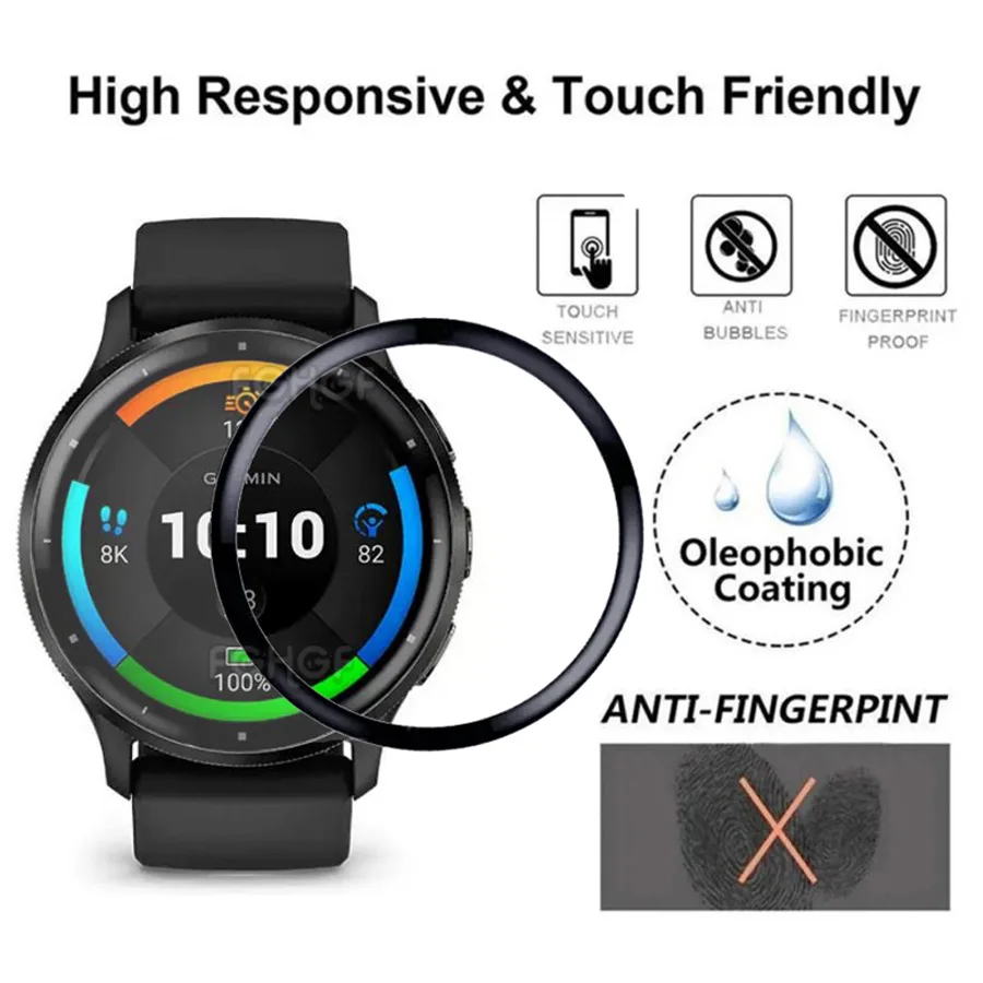 

3D Full Coverage Screen Protector For Garmin Venu 3 3S Soft Flexible Protective Film For Garmin Venu 3 Protector Cover Accessory