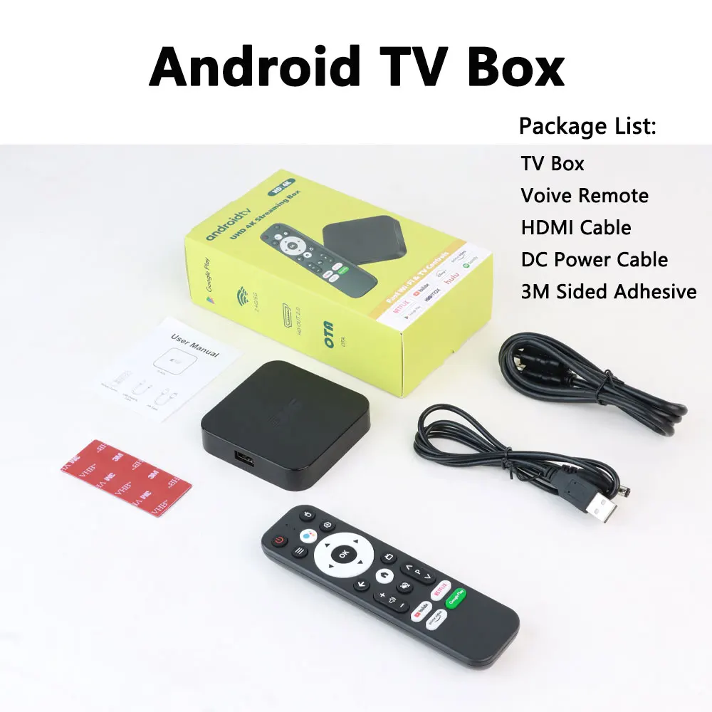 Android 14.0 TV Box, LEFFOT Boîte De Streaming 4K Ultra HD