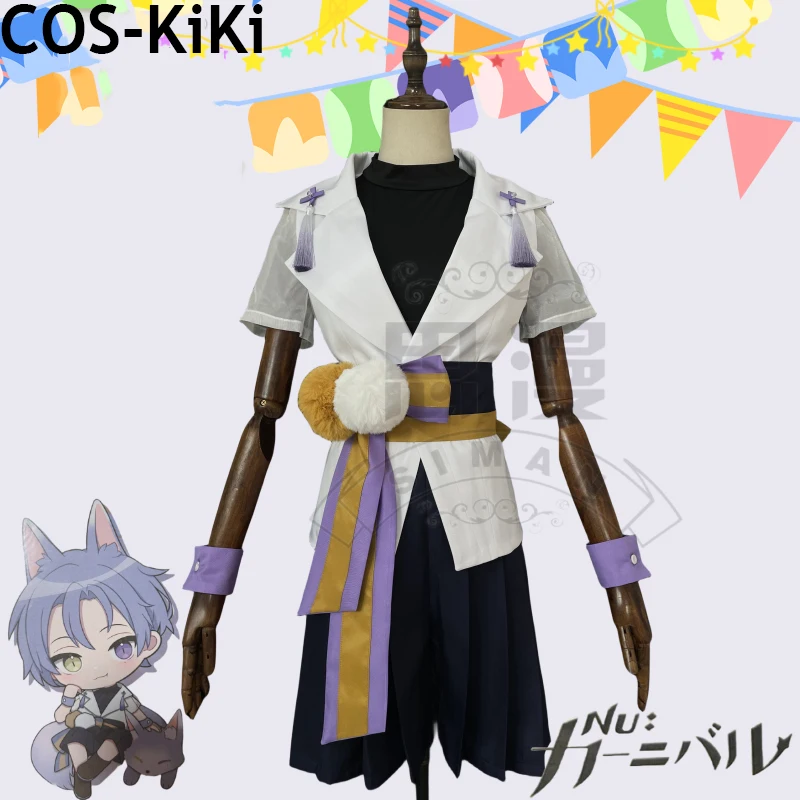 

COS-KiKi Nu: Carnival Kuya Childhood Game Suit Cosplay Costume Handsome Uniform Halloween Party Role Play Outfit Unisex