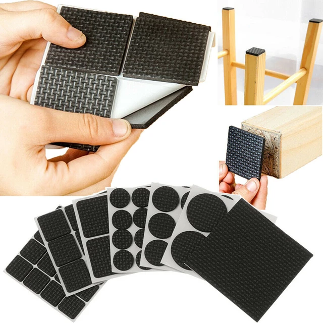 Self Adhesive Floor Pad Felt Strips with Adhesive Backing Chair Leg for  Furniture Moving Silently Can Be Cut - AliExpress