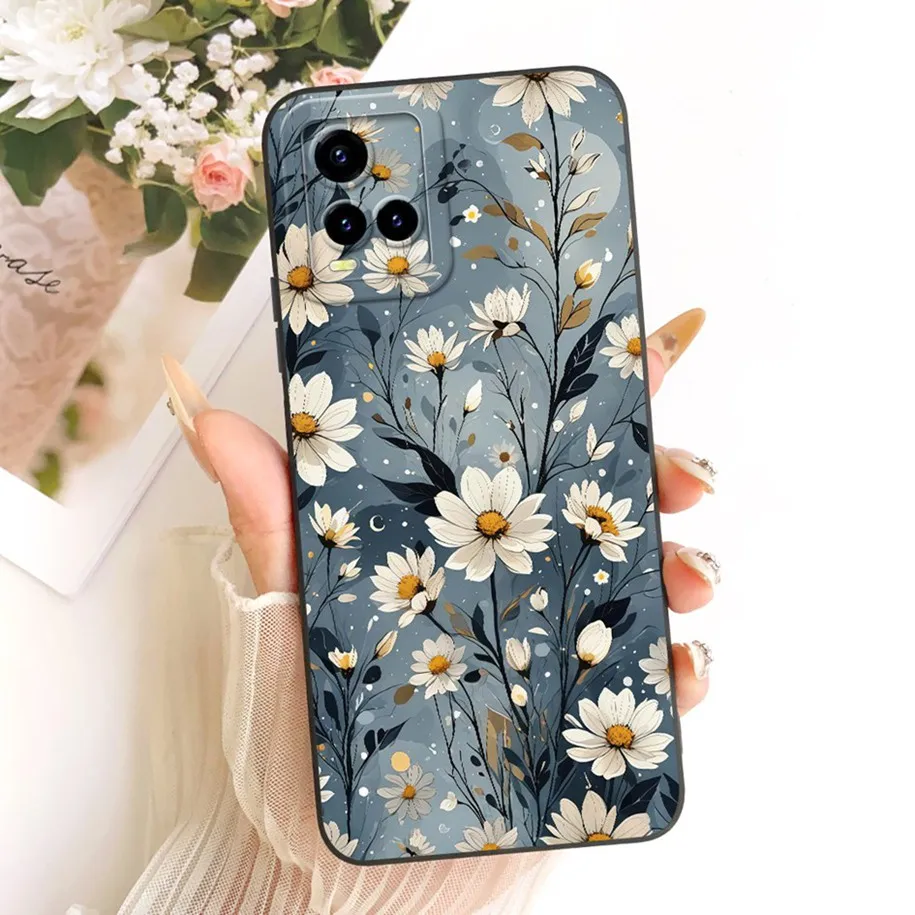 Floral Soft Silicone Shockproof Phone Cover - New Fashion Design