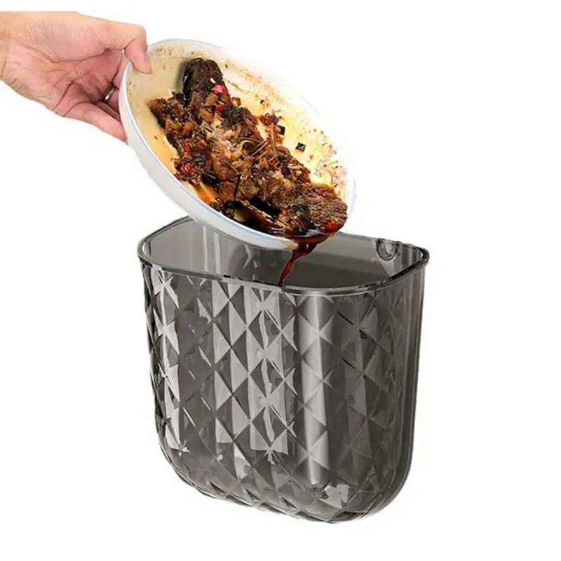 

Подвесная кухонная мусорная корзина на присоске, мусорная корзина, вентиляция, многофункциональная кухонная мусорная корзина для шкафа под раковиной, ванной комнаты