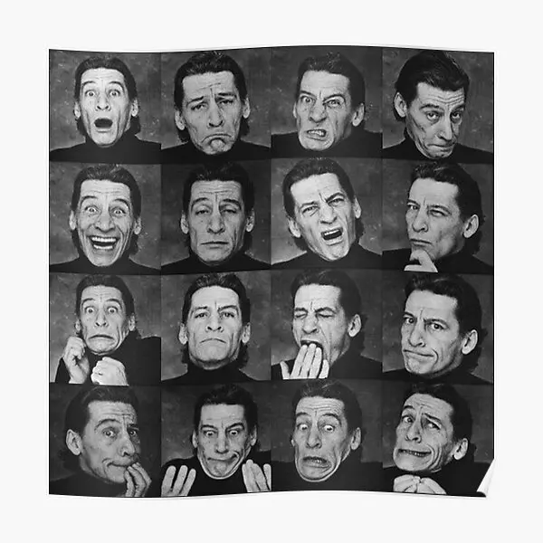 

Funny Faces With Jim Varney In Black And Poster Art Room Mural Modern Decor Home Wall Print Vintage Painting Funny No Frame