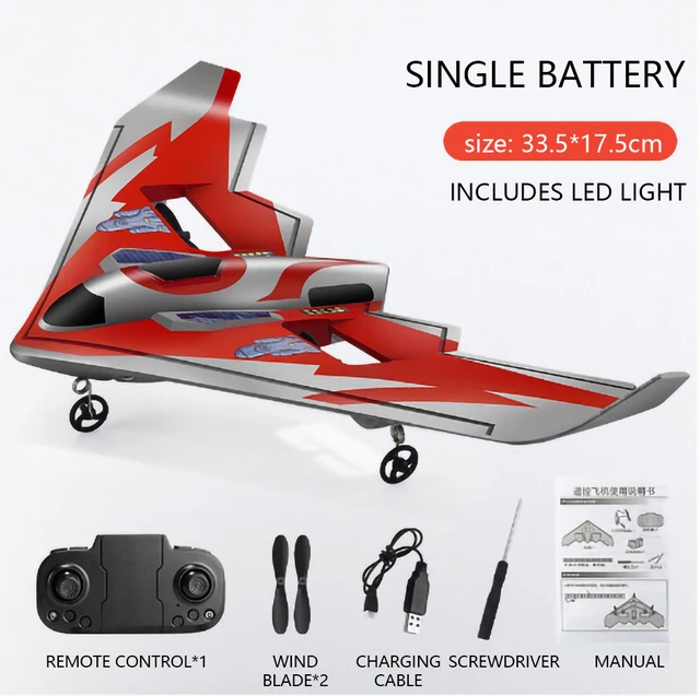 Ocean Land Air Remote Control Aircraft  2.4GHz RC Glide Machine EPP Foam Fixed Wing Electric Toys Light Outdoor Flying Toy Gift 6