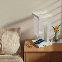 Novelty Floating Lamp with 10W Detachable Wireless Charger Decorative Light for Bedroom Office Deaktop Night Light 6