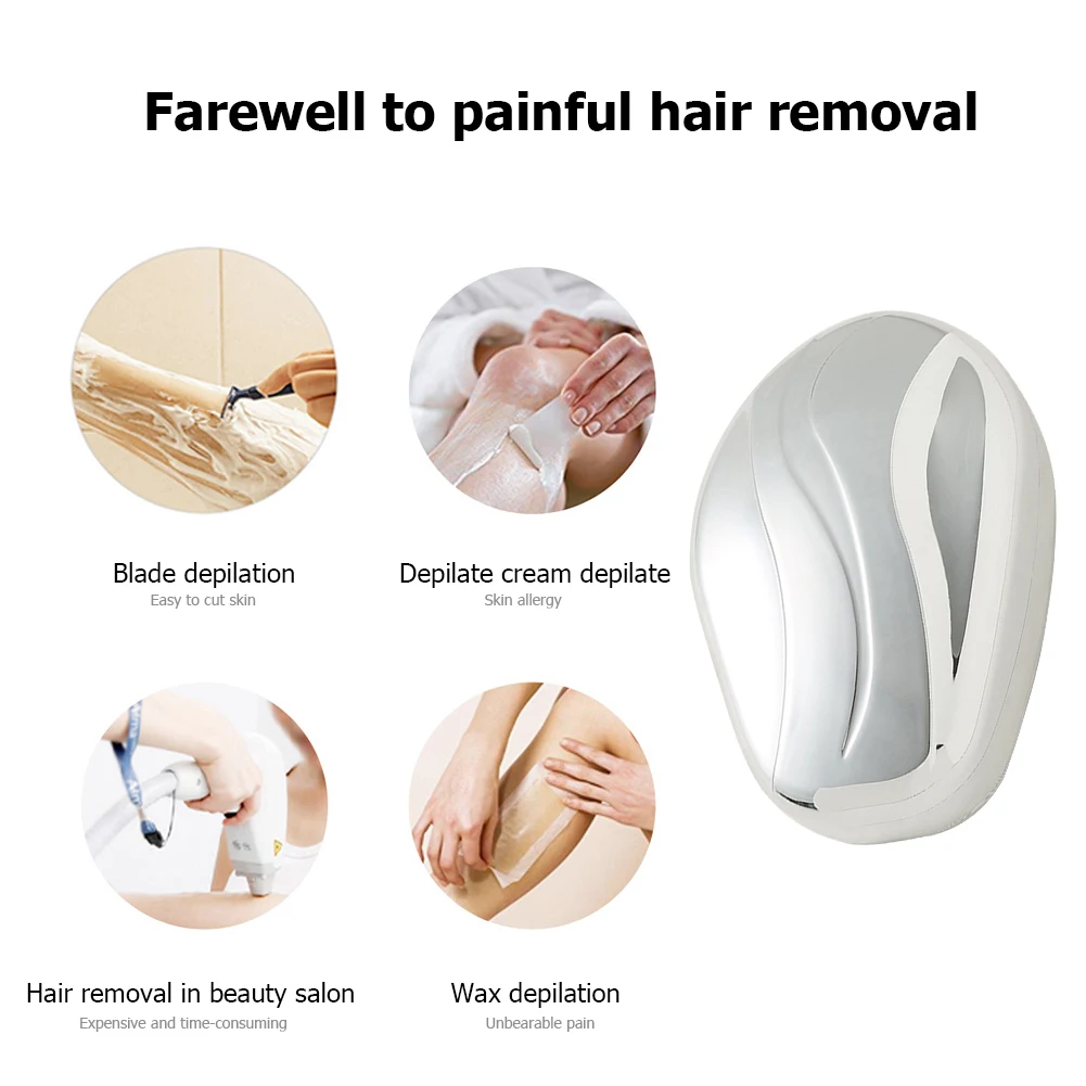 Reusable Crystal Hair Eraser Physical Hair Removal Tool Painless