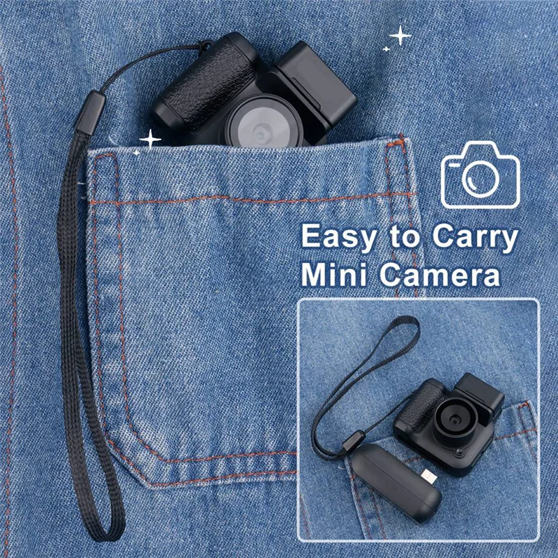 Monoreflexes Style Mini Camera HD1080P CMOS With LCD Screen Flash Lamp And Battery Dock Portable Video Recorder DV