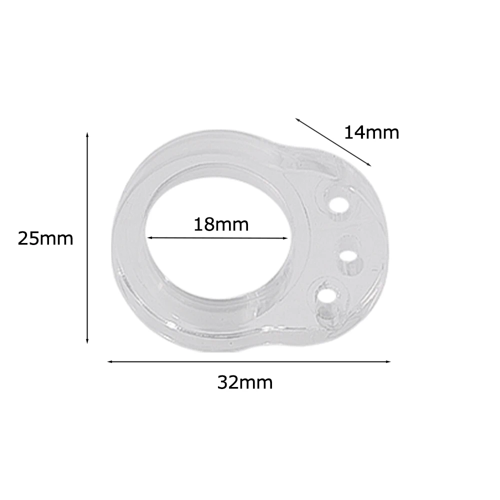 Amortecedor de porta transparente para móveis de paredes, almofada protetora, batentes de porta, sem soco, tampão, proteção de parede, maçaneta, 1pc, 8 pcs