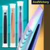 1Pcs Eyebrow Tweezer Colorful Hair Beauty Fine Hairs Puller Stainless Steel Slanted Eye Brow Beard  Clips Removal Makeup Tool 2