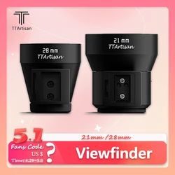 TTartisan 21mm 28mm Optical Viewfinder for Leica M9 Ricoh GR III ii GR3 Camera External Viewfinder Photography Accessories