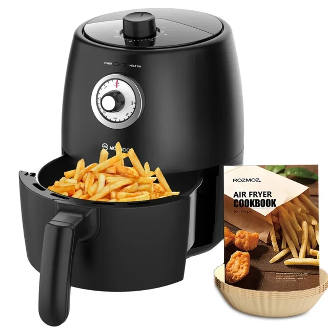 2 Quart Air Fryer, Small Compact Air Fryer, with Adjustable Temp