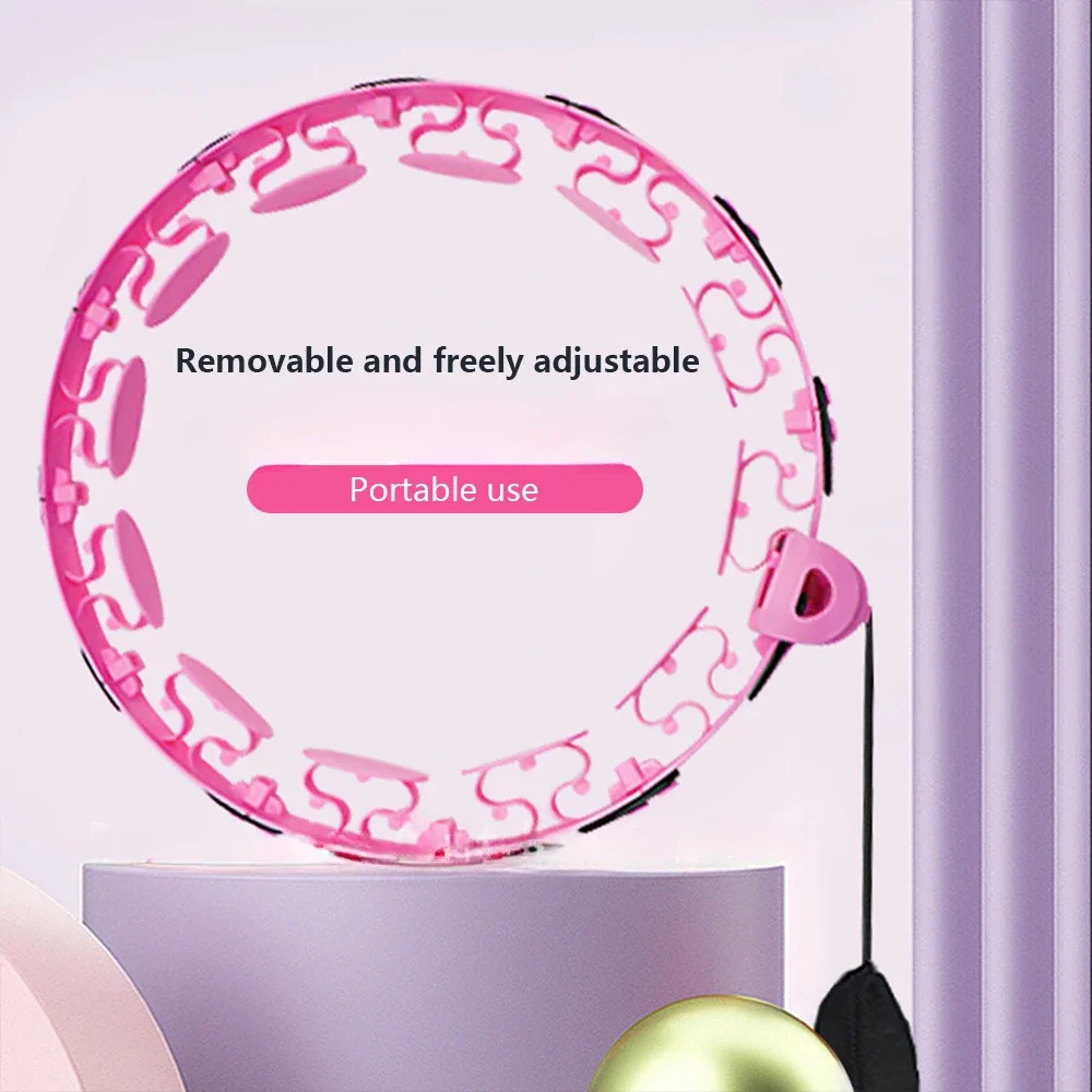 Sports Hoop Waist Trainer Exercise Home Slimming Belly Portable Fitness Equipment Body Building Entertainment Fitness fitness hoop