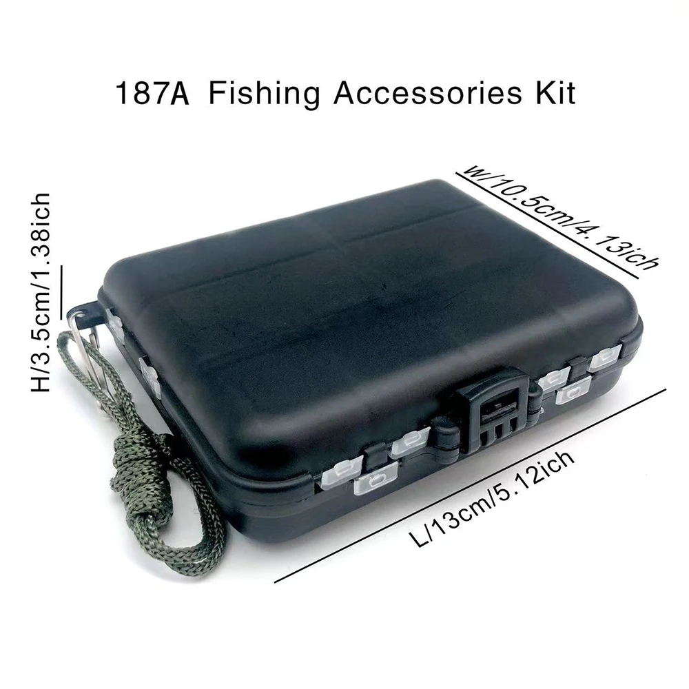 Kit 263 Pièces De Pêche: Leurre, Hameçon, Plomb, Boîte De Rangement - Prêt à Pêcher