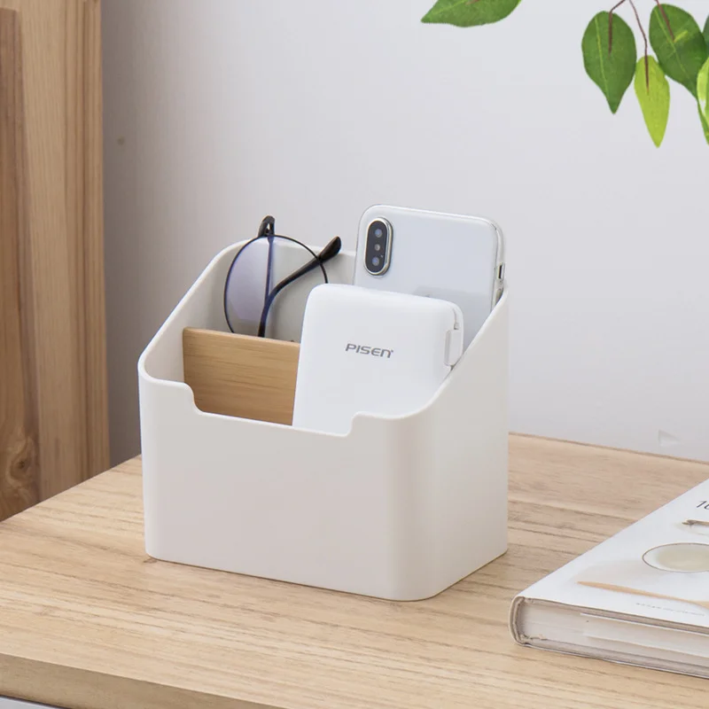 Multi-Function Storage Box for Remote Control and Cosmetics