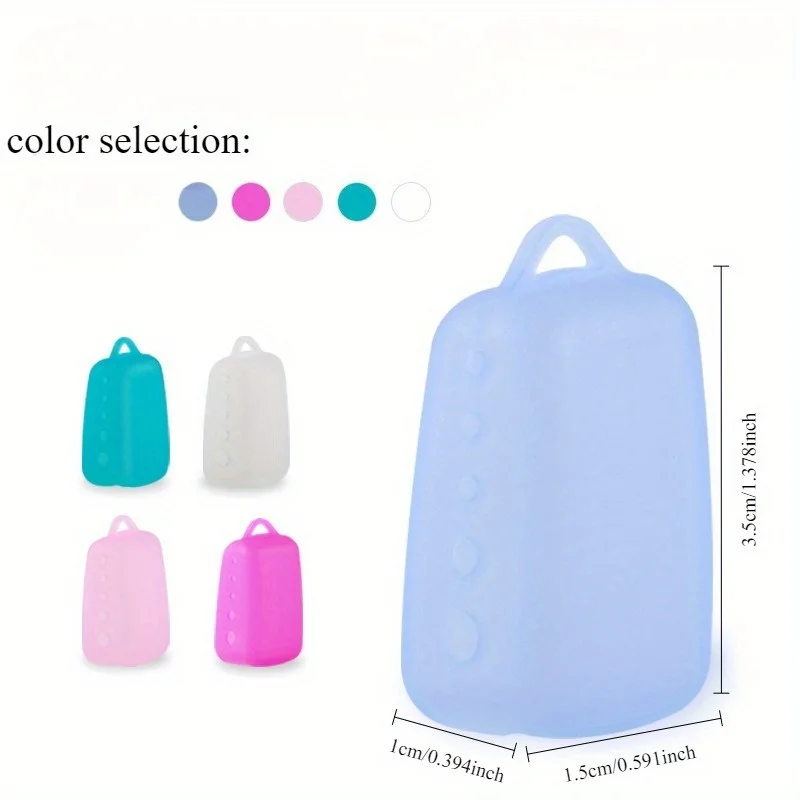 5pcs of Silicone Toothbrush Head Covers: Travel Friendly, No Fragrance, No Alcohol - Perfect for Oral Care on The Go