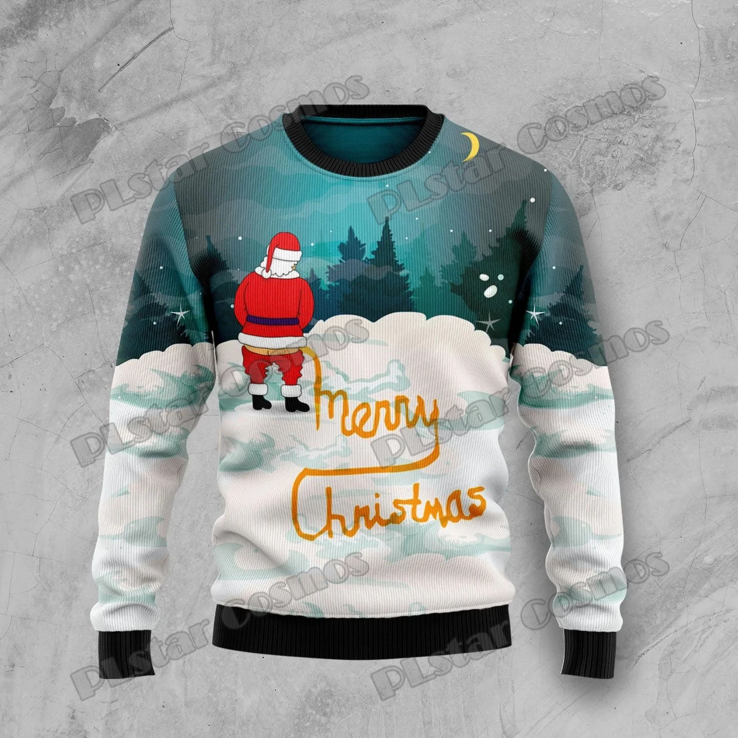 PLstar Cosmos Santa Frohe Weihnachten 3D Gedruckt Mode männer Hässliche Weihnachten Pullover Winter Unisex Casual Strickwaren Pullover MYY21 – Detail 14