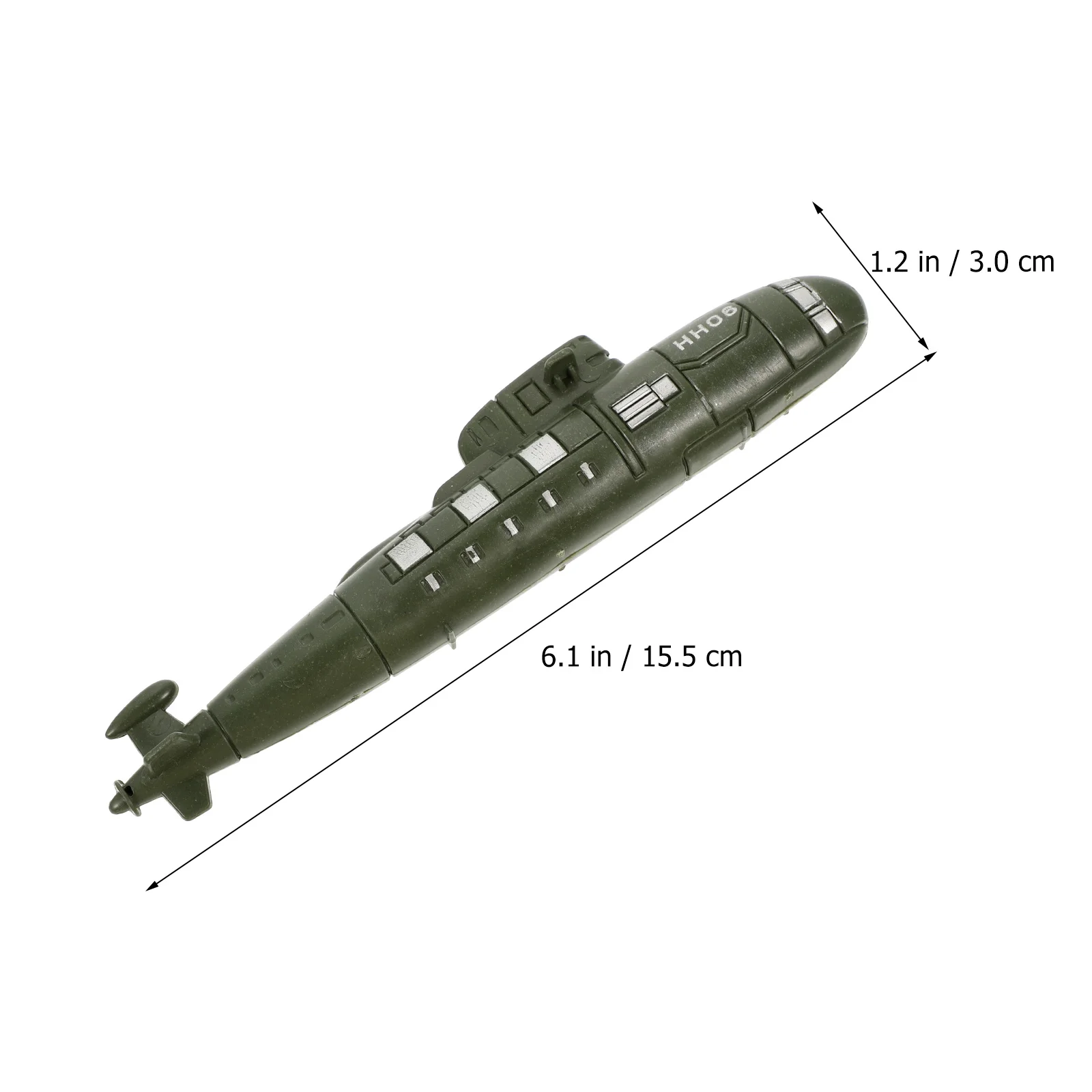 RC Submarine RC Boat Submarines Model Submarine Toys Models Battleship Kids Sand Table Statue Toy