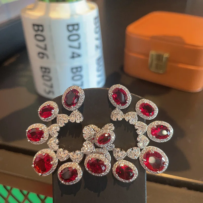 Bilincolor Luxury Large Petal Earrings  for Women