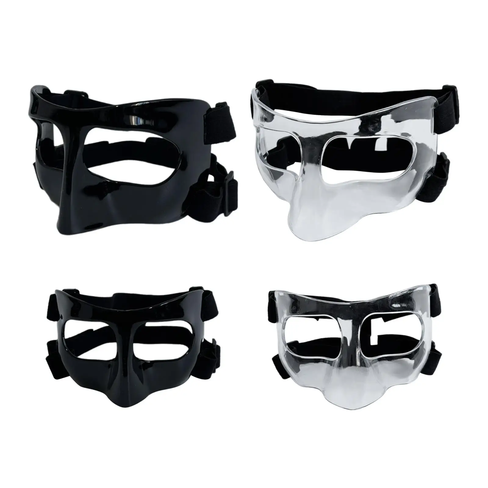 Basketball Mask Face Mask for Broken Nose Adjustable Face Protection Nose Guard for Athletic Workout Gym Exercise