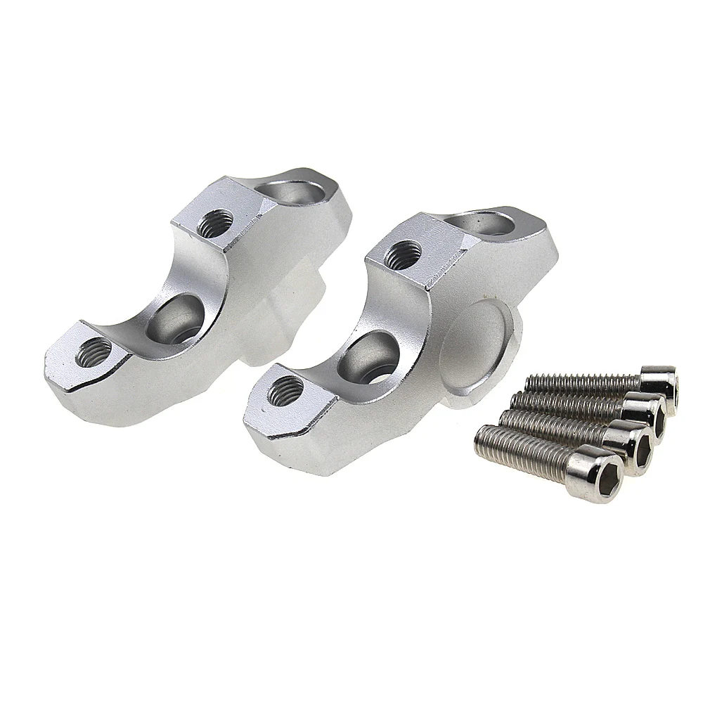

Motorcycle 1 1/8" 28mm CNC Aluminum Handlebar Riser Clamp Mount Taper for Triumph Honda Yamaha Suzuki Kawasaki BMW