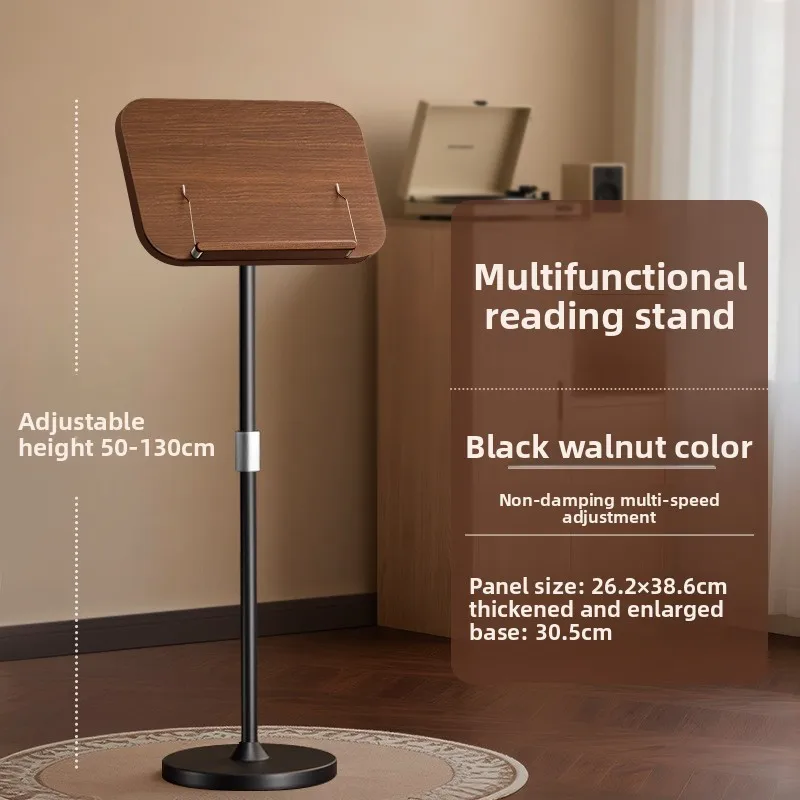 다기능 천장까지 닿는 독서 책장 읽기 연습용 원목 독서대 책장 책꽂이 개폐식 뮤지